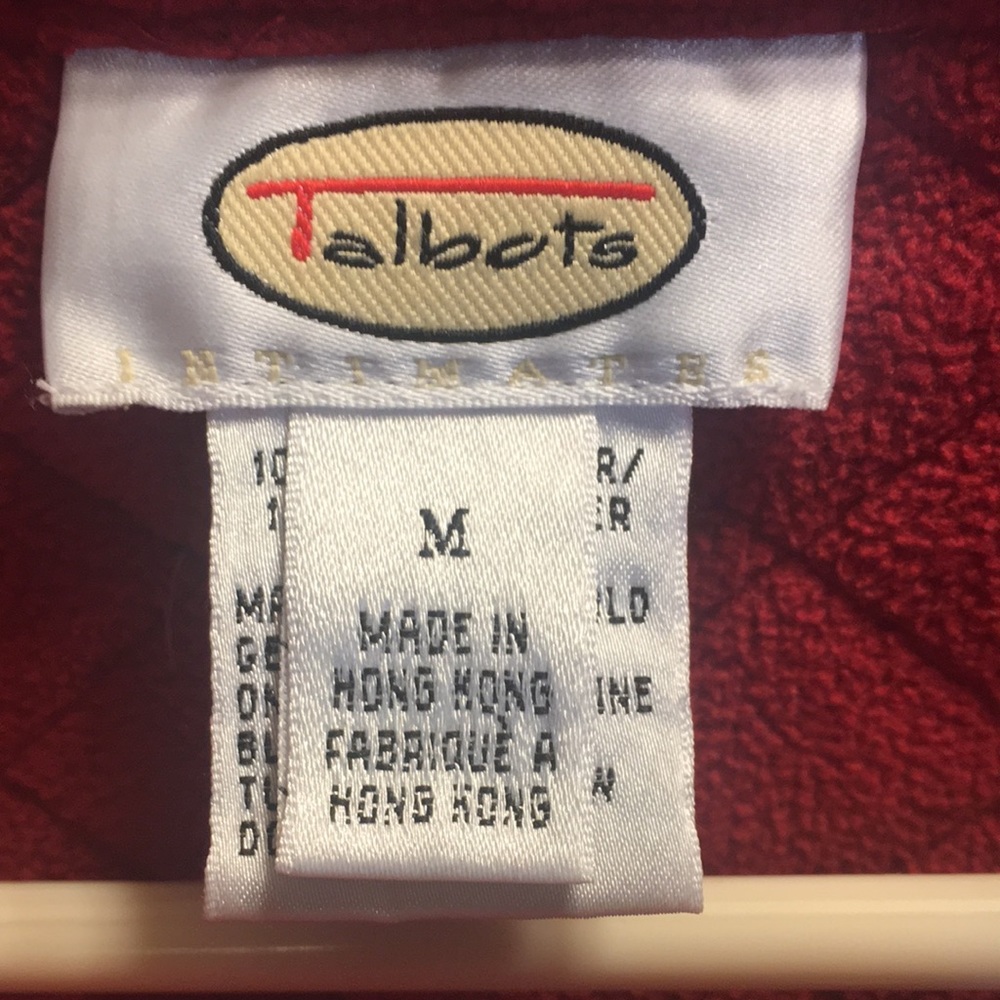 Talbots Fall Quilted Jacket Button Front Size M - image 2